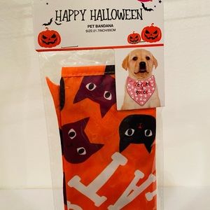 Halloween Pet Bandana new